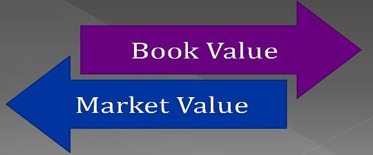 book value vs market value stocks