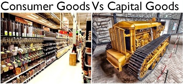 difference between consumer goods and producer goods with example