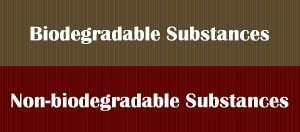 Difference between Biodegradable and Non-Biodegradable Substances - Key Di