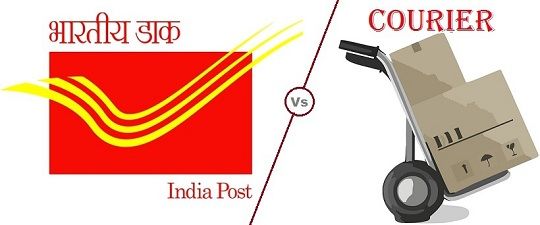 How to differentiate between postal and courier service