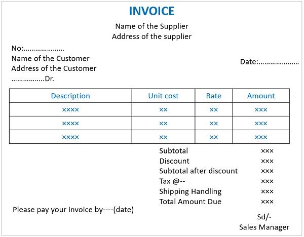 Naming Conventions for Vouchers without Unique Invoice Numbers