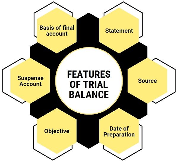 Features of Trial Balance