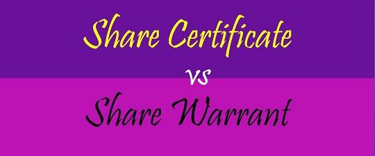 difference-between-share-certificate-and-share-warrant-with-comparison