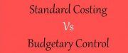 Standard Costing vs Budgetary control