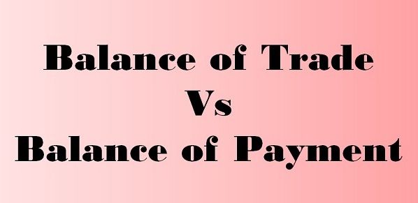 Difference Between Balance Of Trade And Balance Of Payments With - 