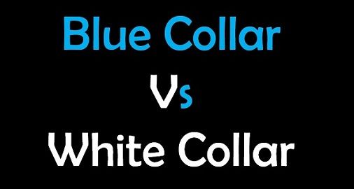 blue collar vs white collar jobs