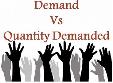 demand vs quantity demanded