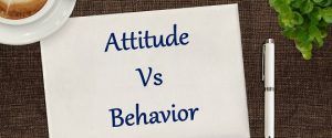 attitude vs behavior