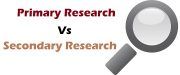 primary vs secondary research