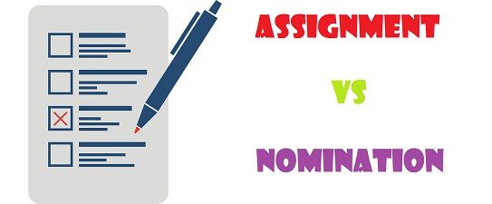 assignment and nomination in law