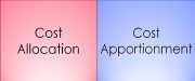 cost allocation vs cost apportionment