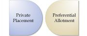 private placement vs preferential allotment