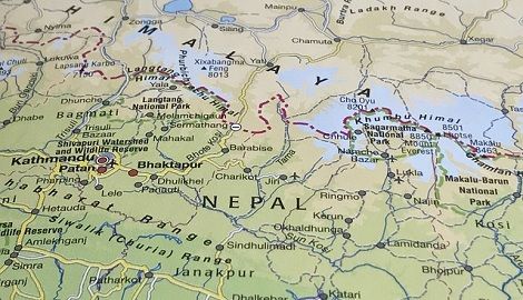 What Is The Meaning Of Physical Map Difference Between Physical Map And Political Map (With Comparison Chart) -  Key Differences