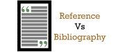 reference vs bibliography