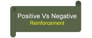 positive vs negative reinforcement