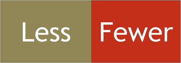 What Is The Difference Between Fewer And Less