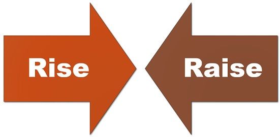 Difference Between Rise And Raise With Examples And Comparison Chart Key Differences