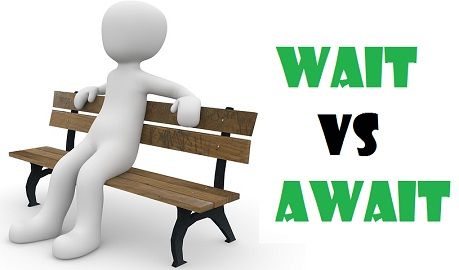 Difference Between Wait and Await (with Comparison Chart) - Key