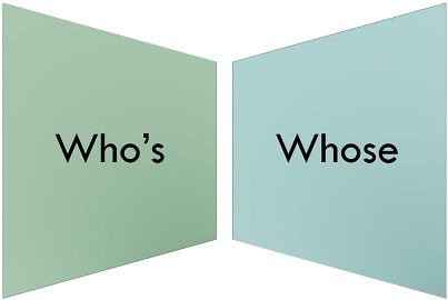 who's vs whose