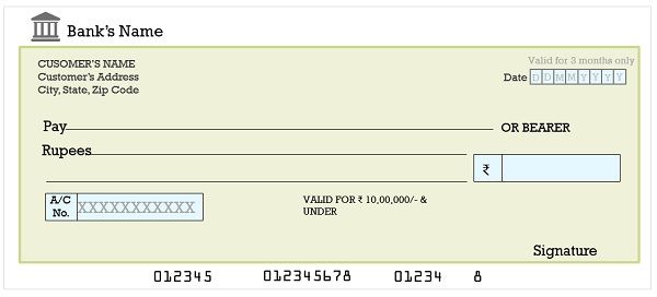 What is the difference between an order cheque and a crossed